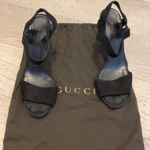 GUCCI cone heels sandas
